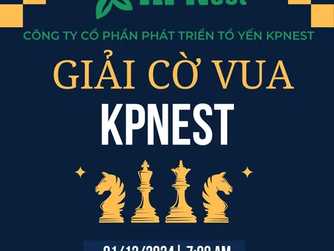 Giải cờ vua KPNEST 2024 tranh cúp mạ vàng KPNEST chính thức khởi động