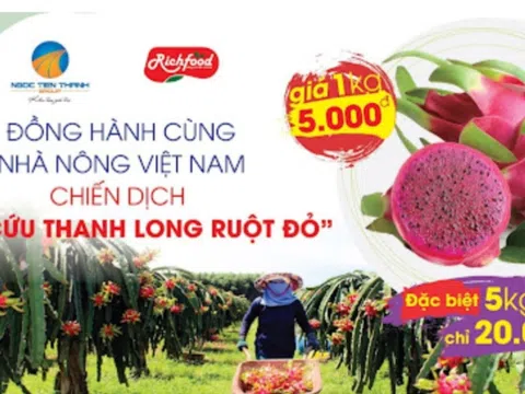 Chiến dịch 'Giải cứu thanh long ruột đỏ' đồng hành cùng nhà nông Việt Nam