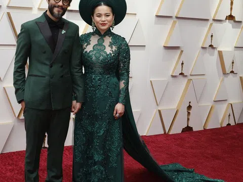 Áo dài Việt Nam xuất hiện trên thảm đỏ Oscar
