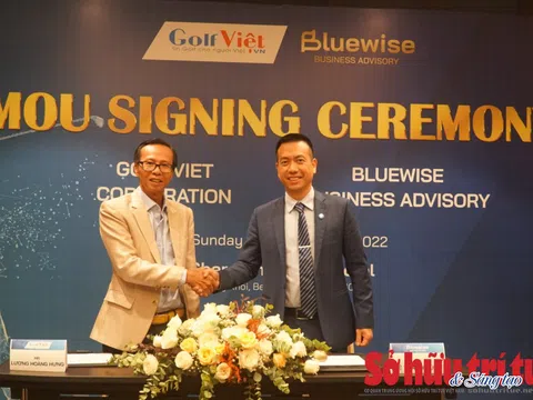 Ký kết hợp tác phát triển ngành golf tại Việt Nam giữa Golf Việt và Bluewise